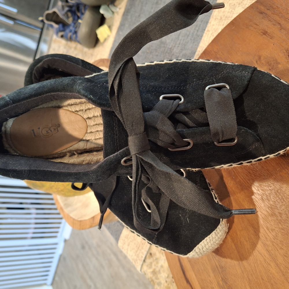 UGG Black Espadrille Sneakers